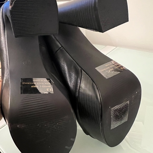 Peep toe platform ankle strap mary Jane - Picture 2 of 7